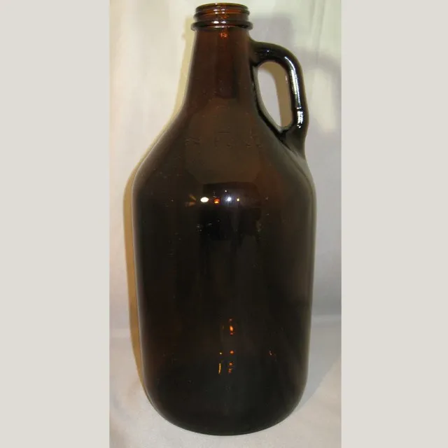 1/2 Gallon Amber Growler, Case of 6