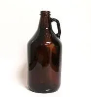 1/2 Gallon Amber Growler, Case of 6