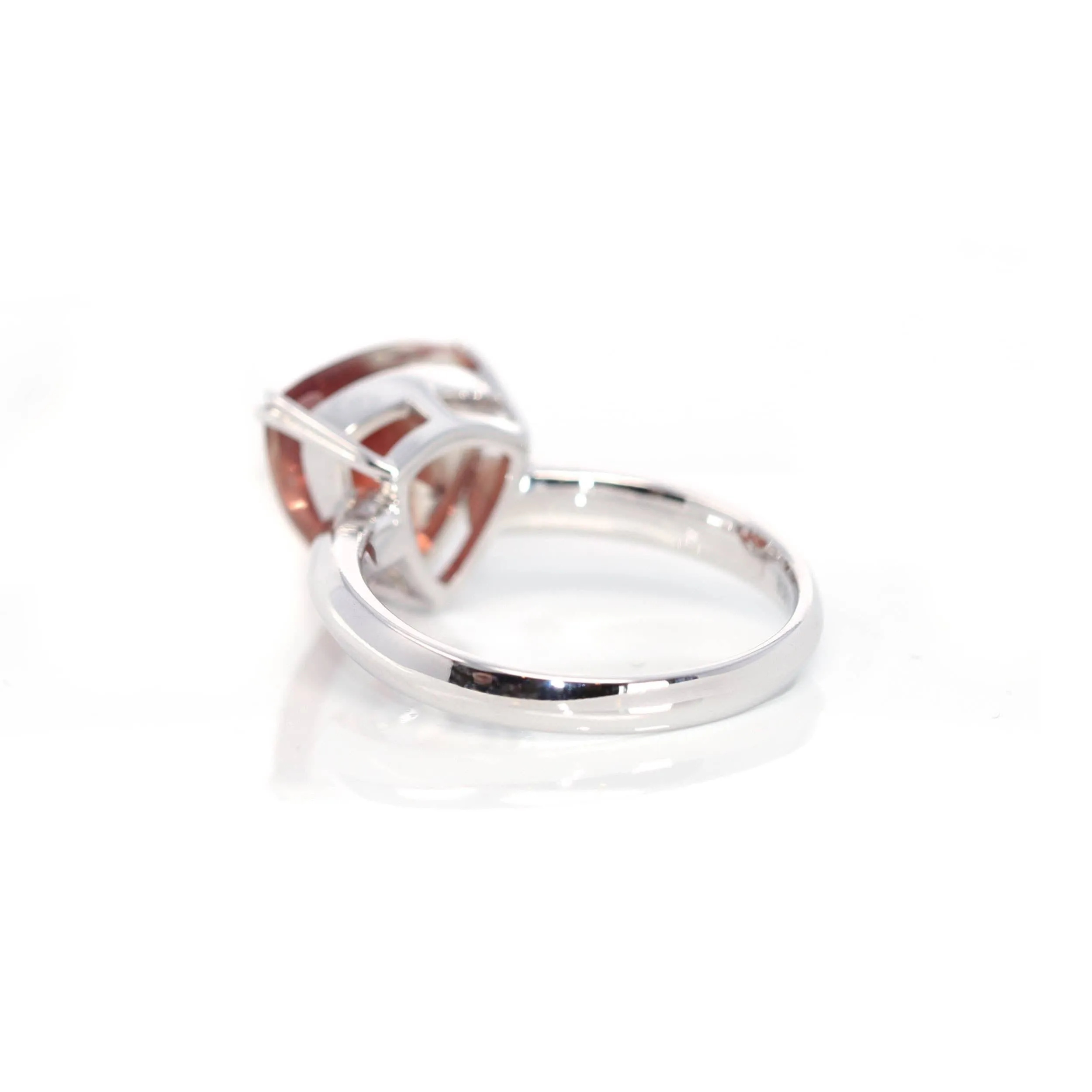 14k White Gold Oregon Sunstone Ring