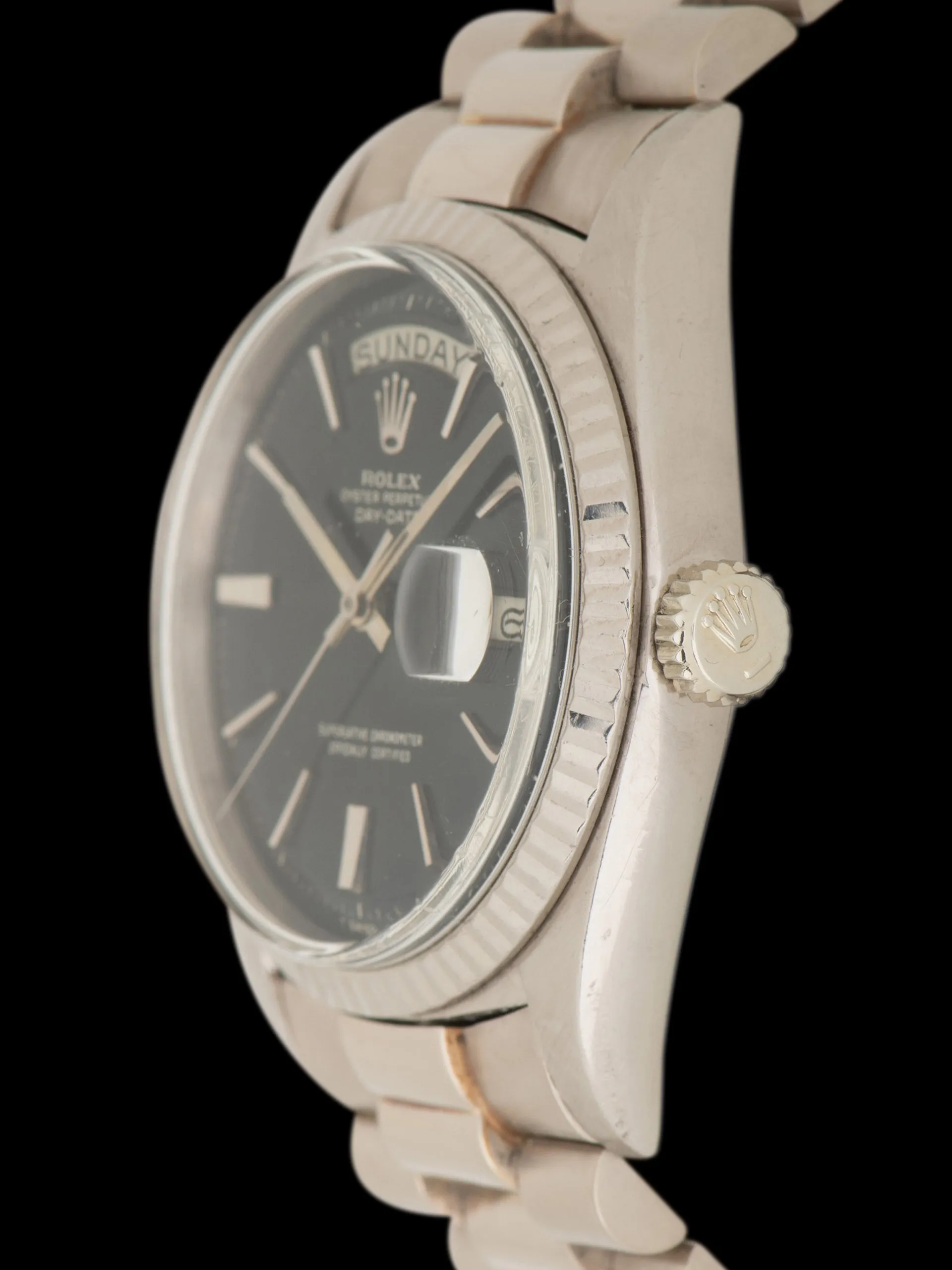 1963 Rolex Day-Date 18k WG (Ref. 1803) Gilt Non-Luminous Dial