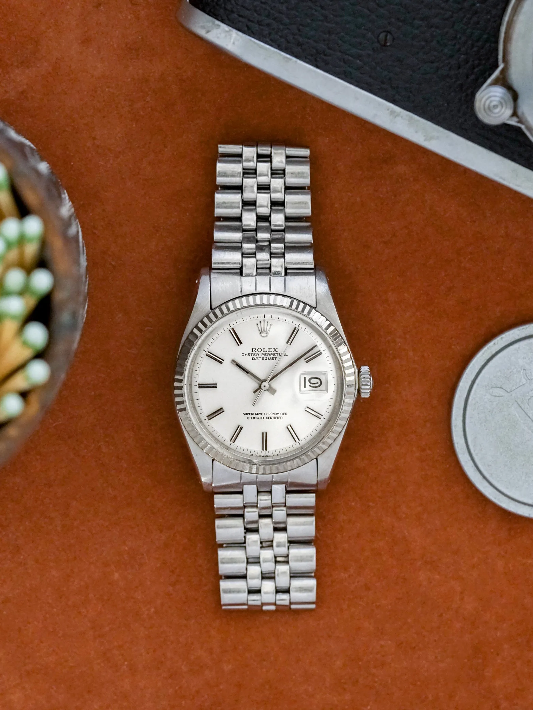 1973 Rolex Datejust (Ref. 1601) No-Lume "Sigma" Dial