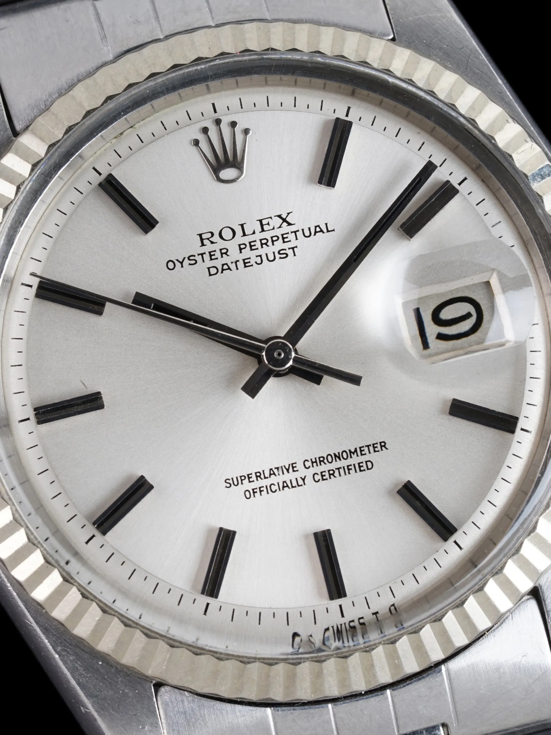 1973 Rolex Datejust (Ref. 1601) No-Lume "Sigma" Dial