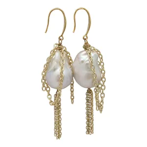 309-01-G | THE SYLVIA EARRING ON GOLD