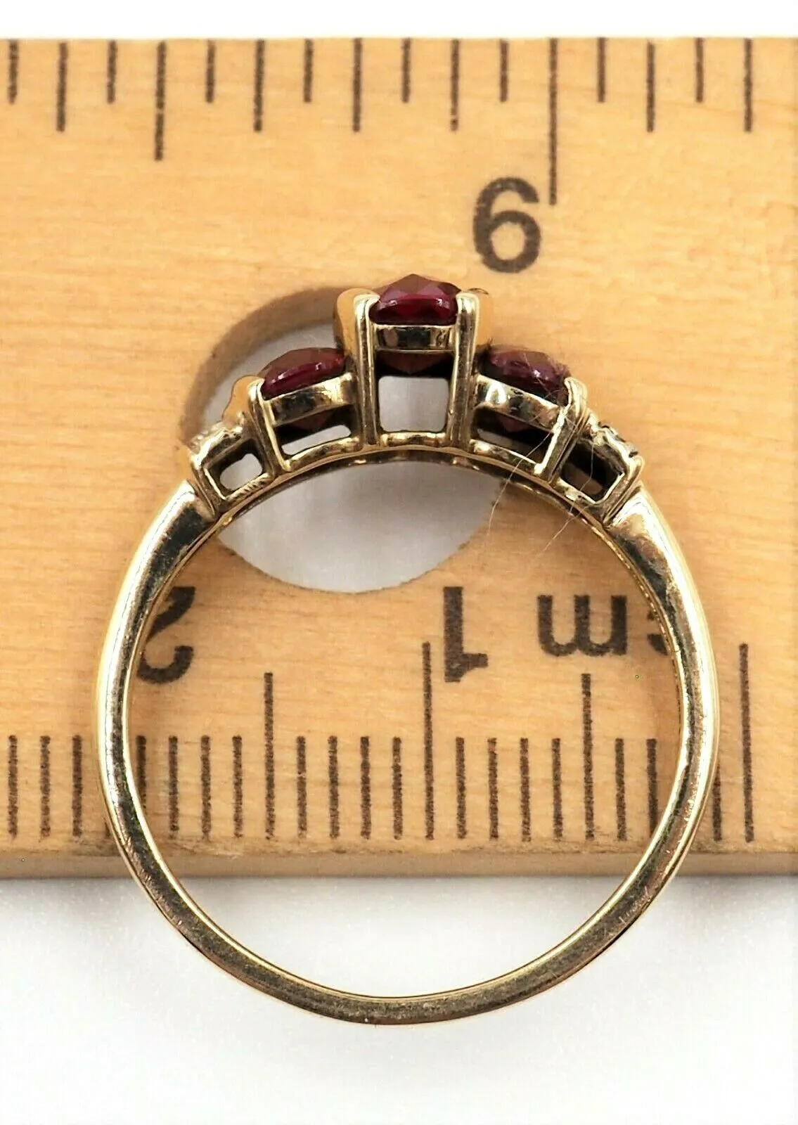 9ct Yellow Gold Ruby Ring