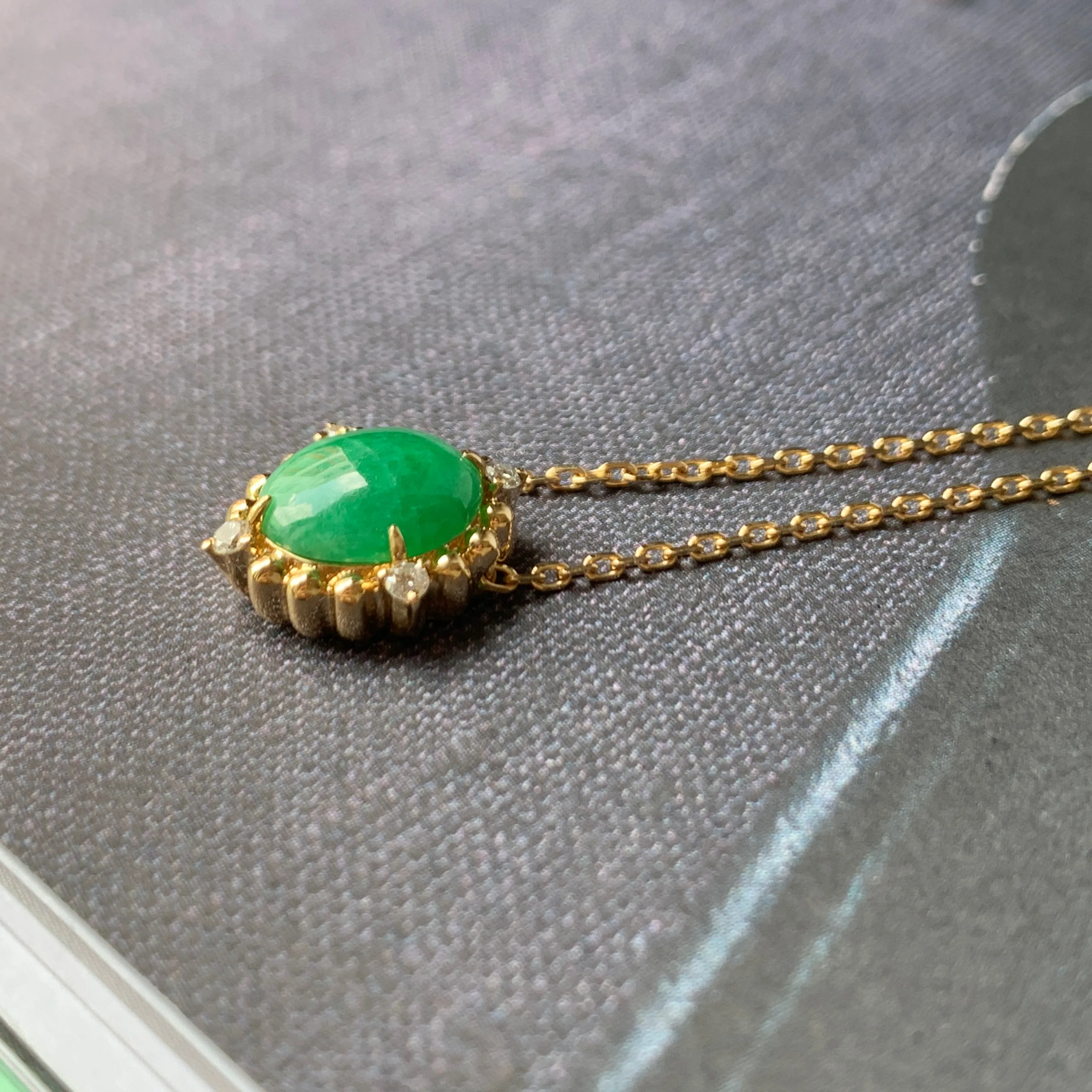 A-Grade Imperial Green Jadeite Bespoke Pendant No.171904