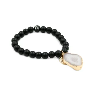 Agate Collection - Coal Bracelet 8mm (Wholesale)