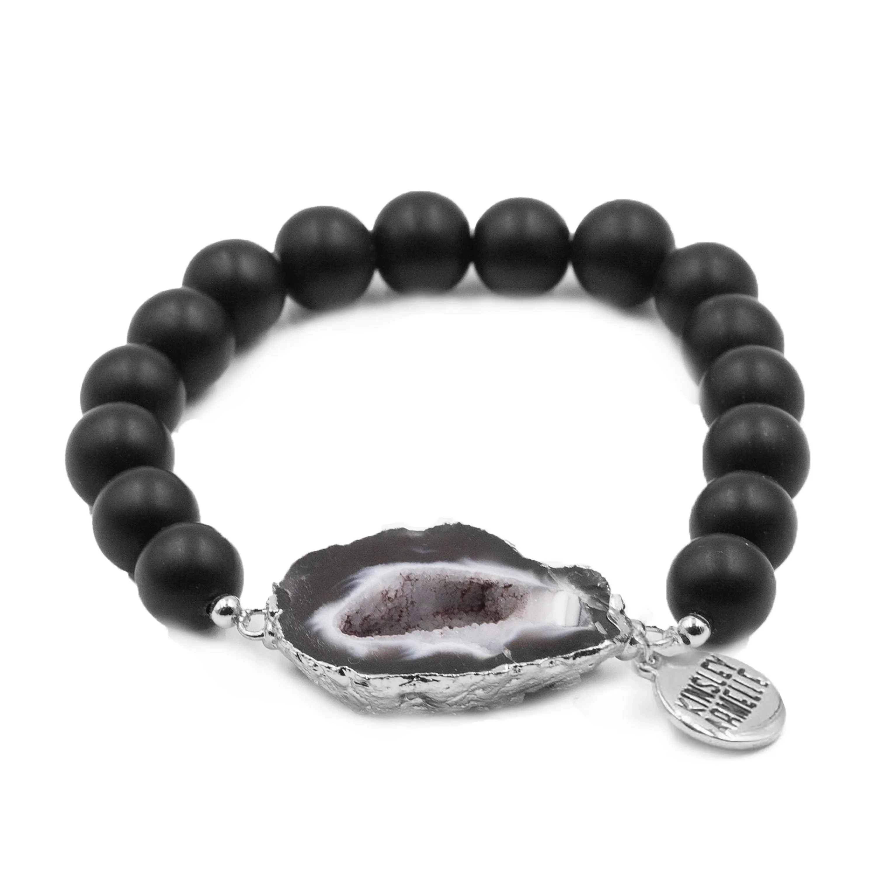 Agate Collection - Silver Coal Bracelet (Ambassador)