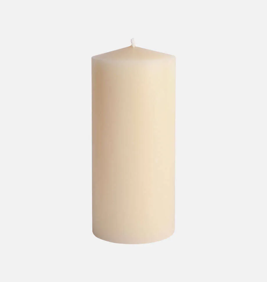 Amber and Rose Pillar Candle