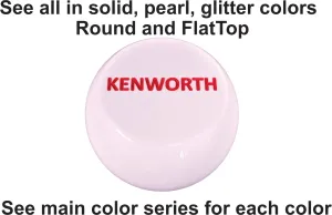 Amber Glitter Kenworth Lettered Shift Knob