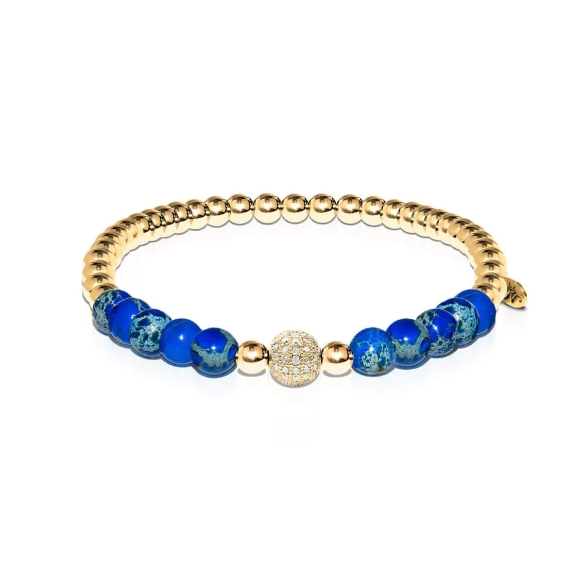 Atlantis | 18k Gold | Crystal Sea Gemstone Bracelet