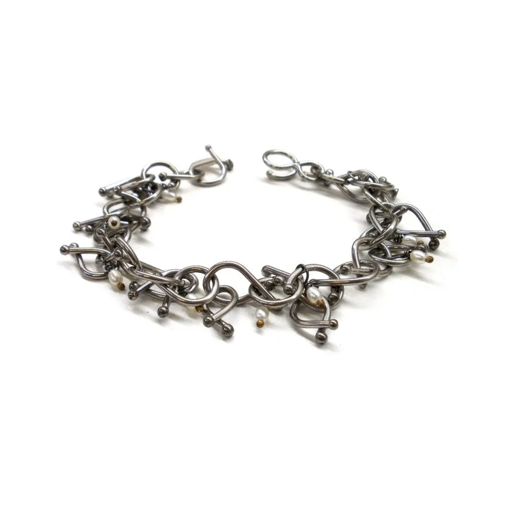 Barbell Cluster Bracelet