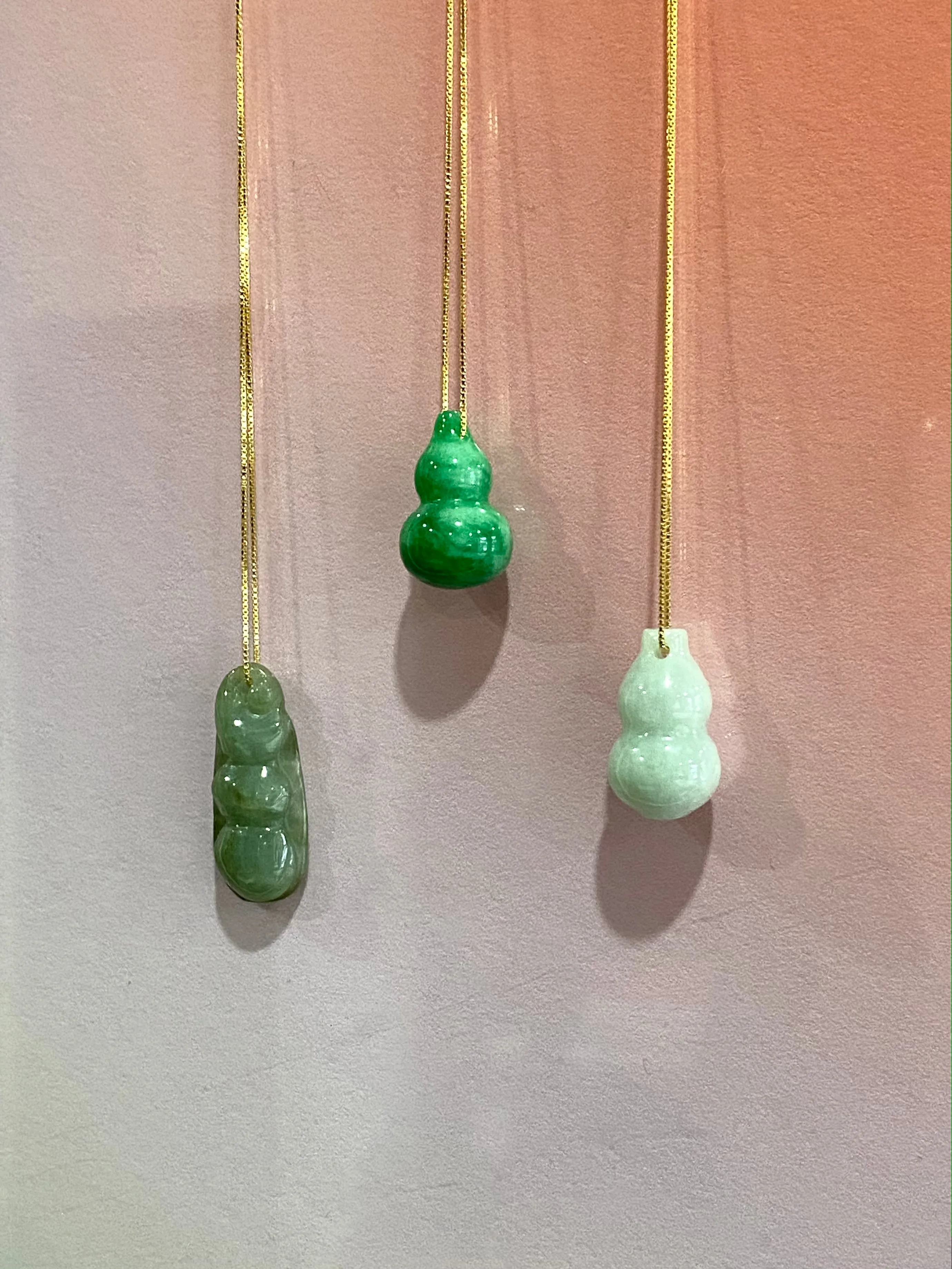 Bottle — Jade pendant necklace