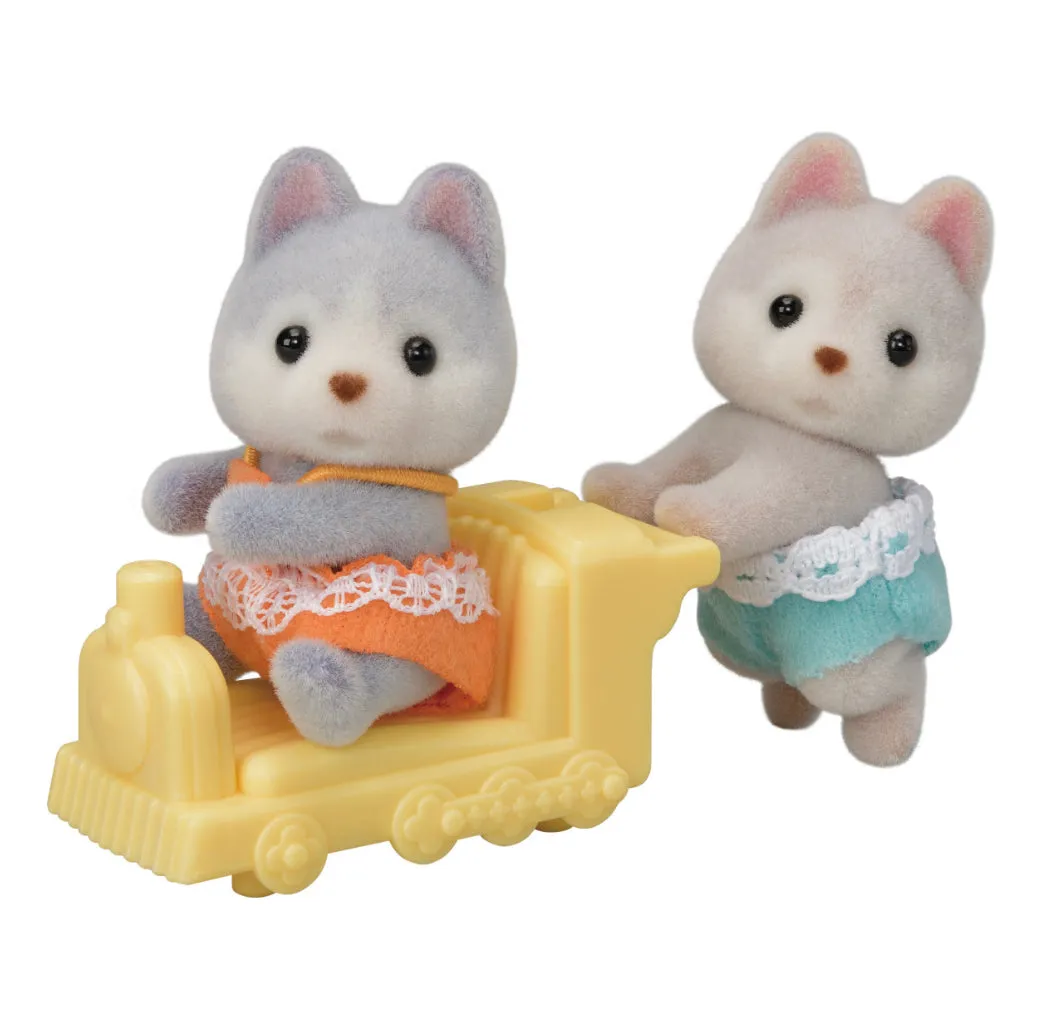 Calico Critters Husky Twins