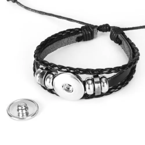 Classy Men Aries Zodiac Symbol Bracelet