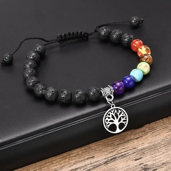 Classy Men Tree Of Life Charm Bracelet