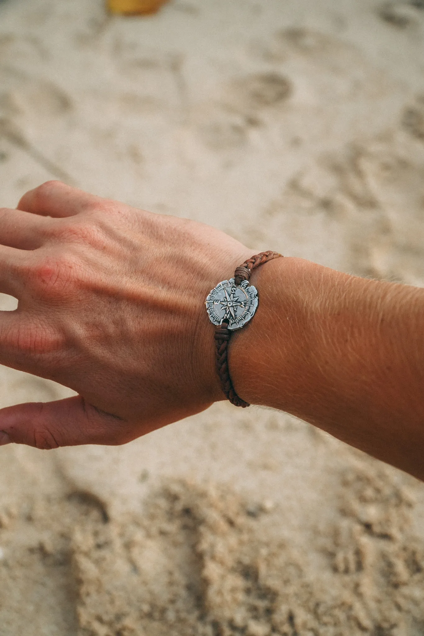 Compass Coin Bracelet