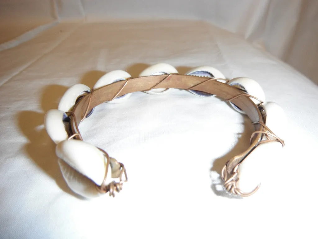 Cowry Shell Copper bracelet