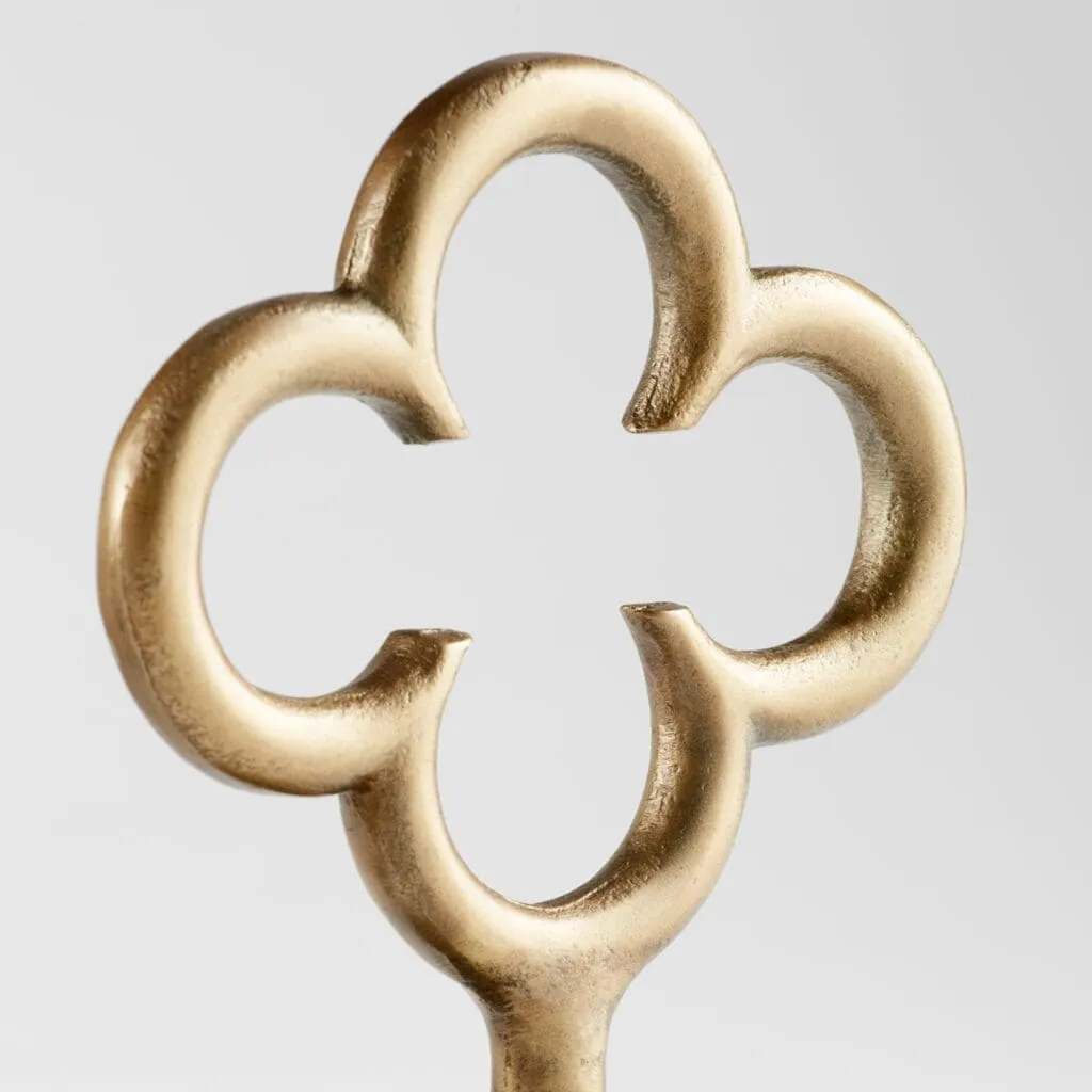 Cyan Design 11519 Folium Sculpture - Antique Brass - Large