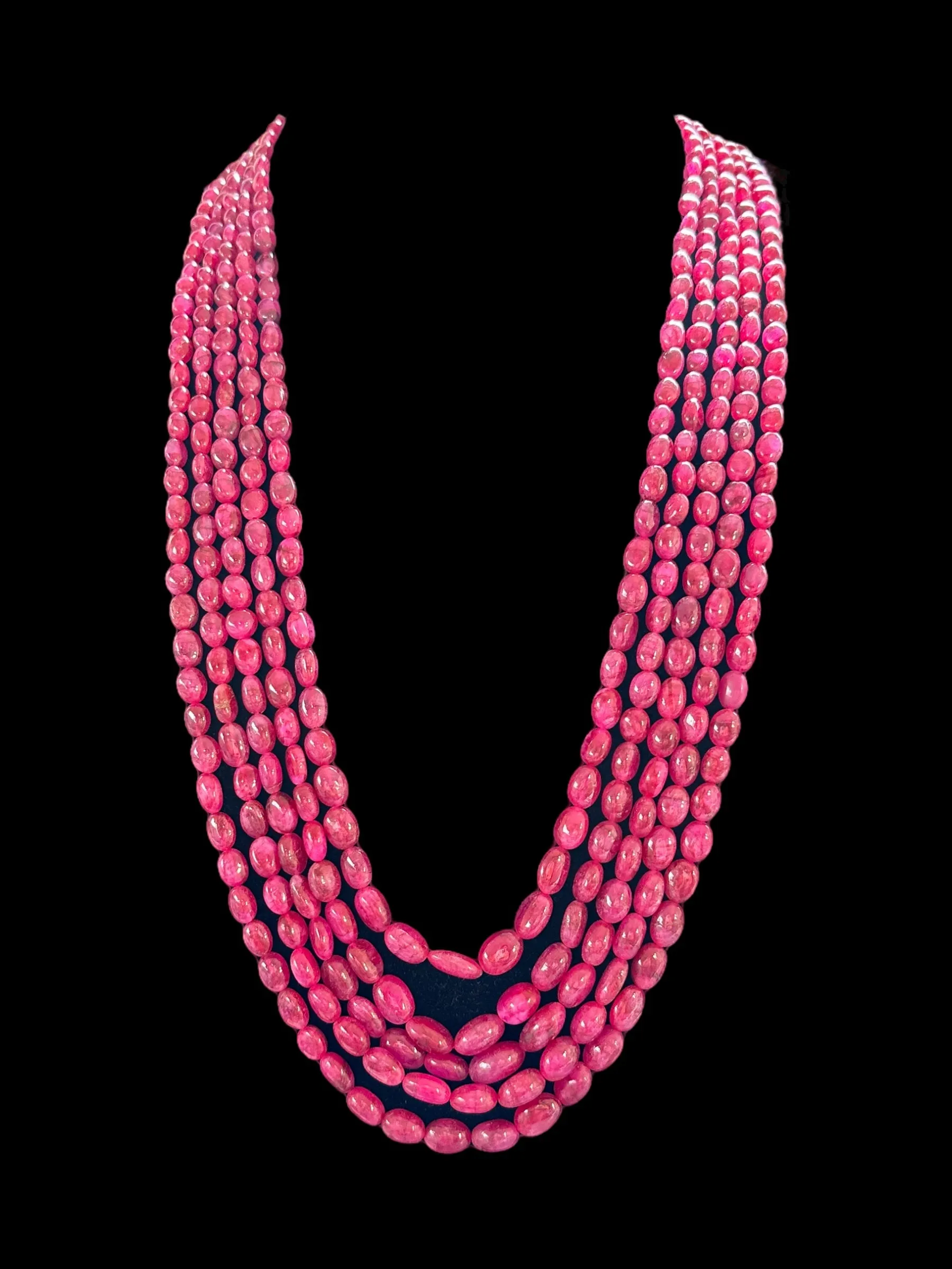 DNS47 Ruby beads mala ( SHIPS IN 3 WEEKS )