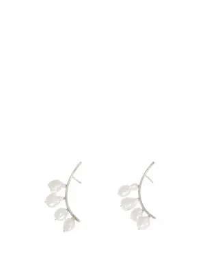 Drop Pearl Earrings