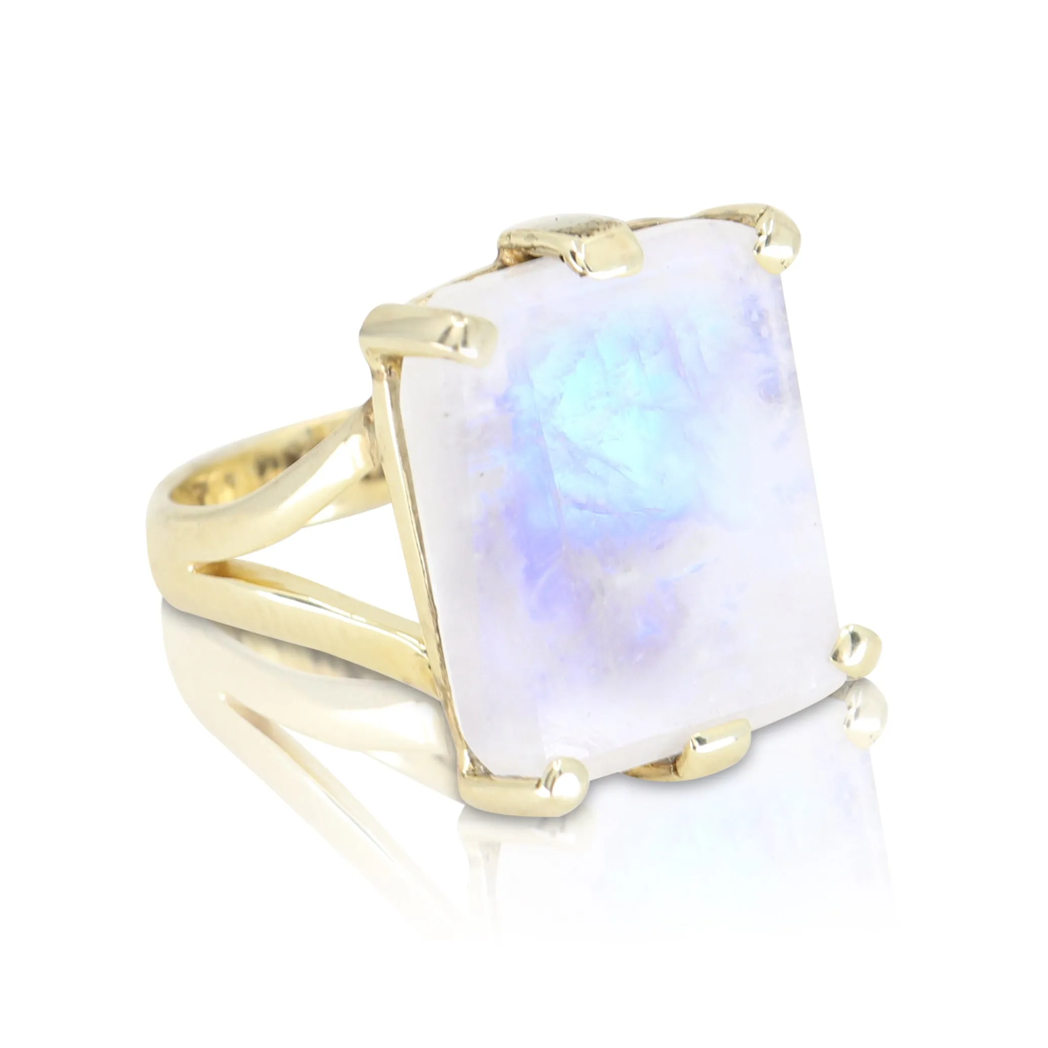 Etheria Moonstone Gold Ring