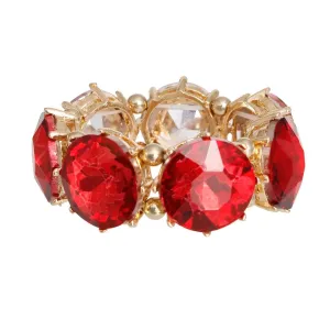 Fashionista Red Crystal Bracelet - Shop Now