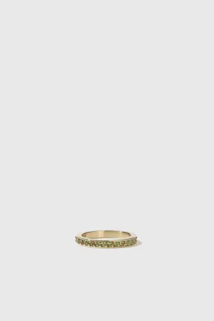 Glow Eternity Band - Gold Plated / Peridot