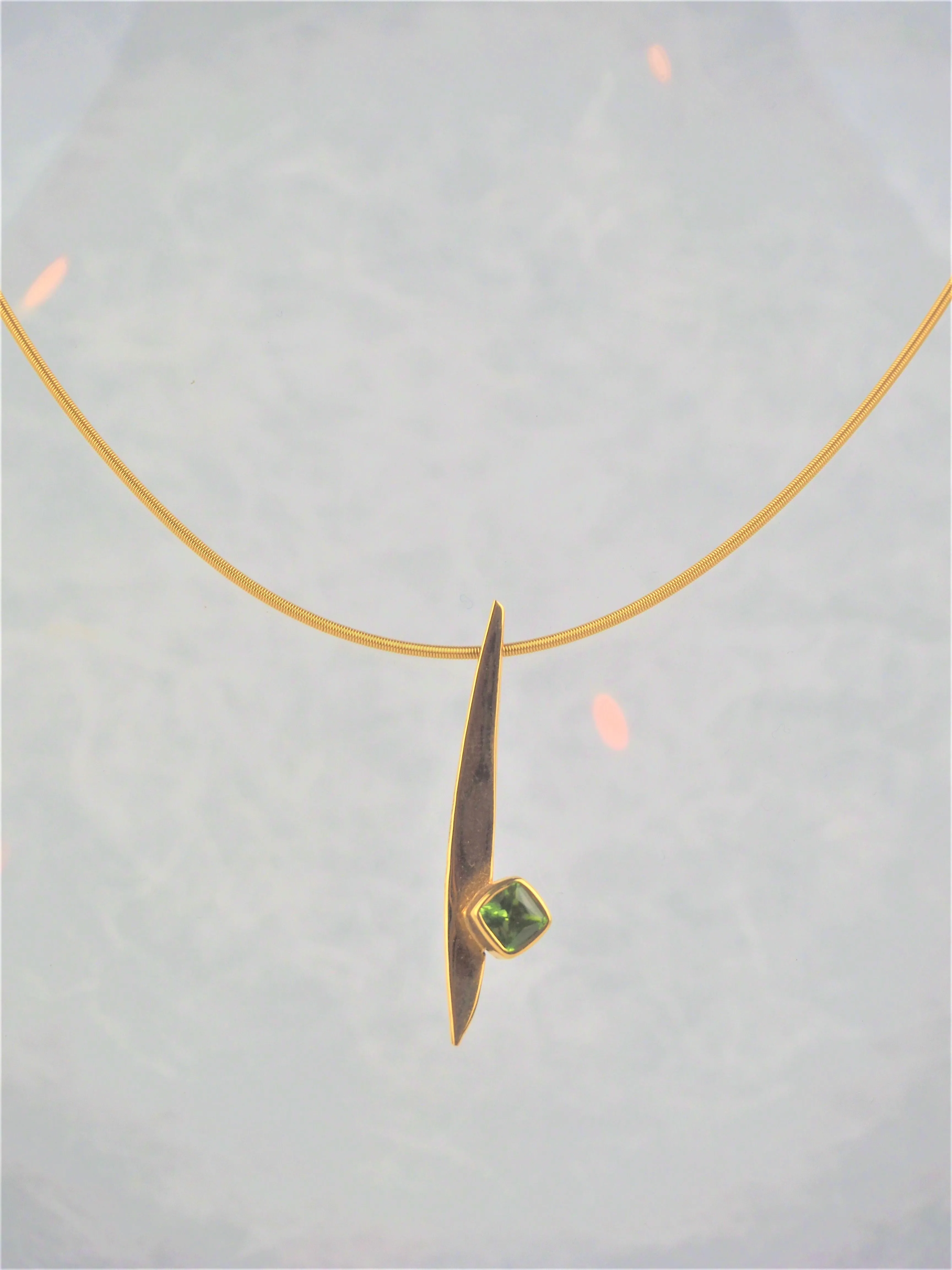 Heaslip, Natasha – Gold and Peridot Pendant