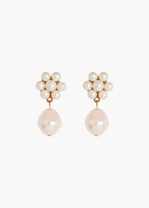 Josie Earrings -- Pearl