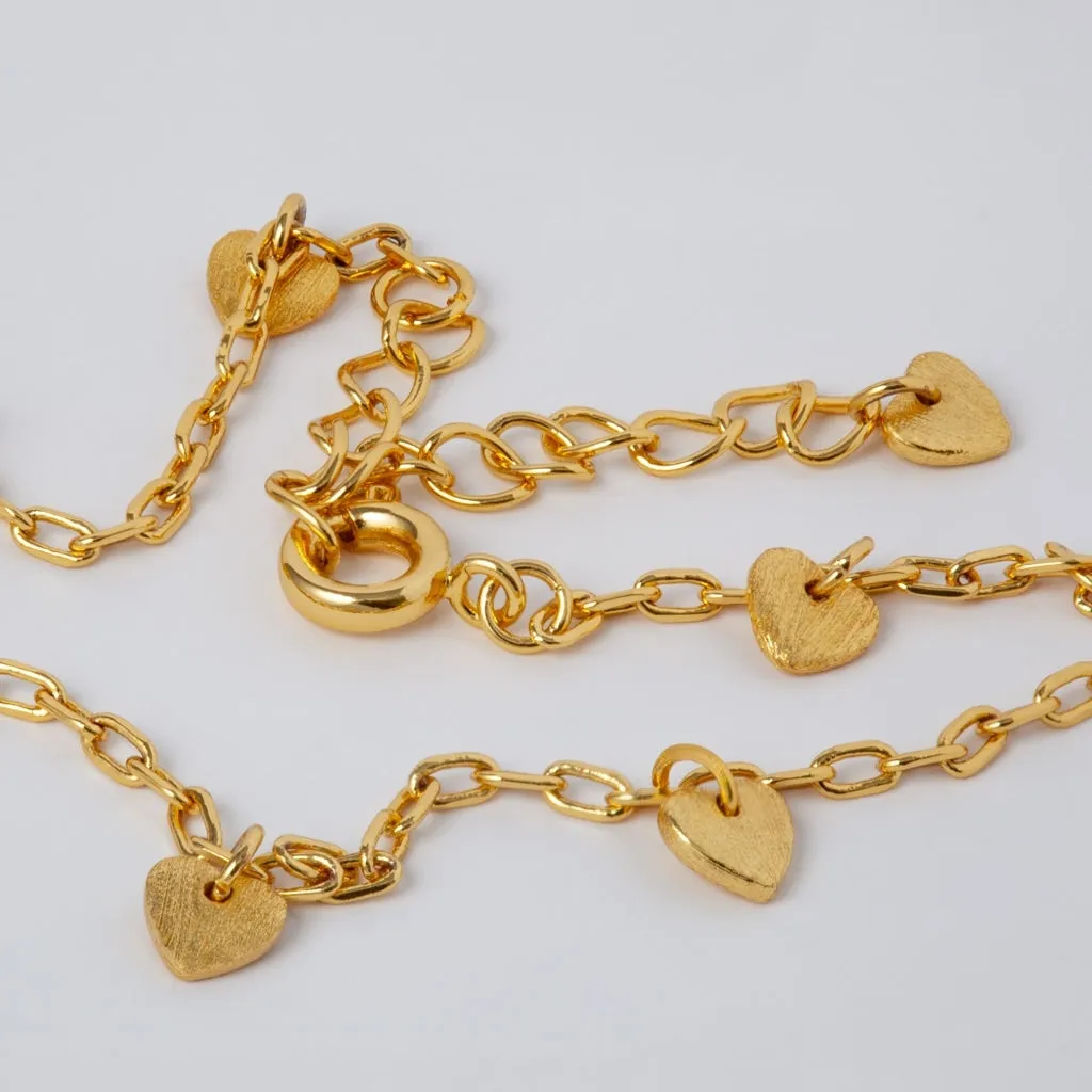 Love U Bracelet gold plated - Gold plated