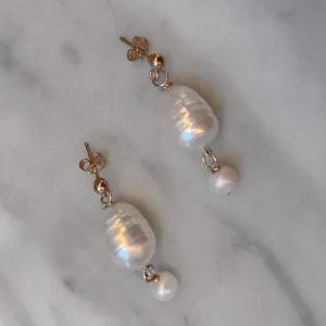 LUSH JEWELRY - LANTERN PEARL DROPS