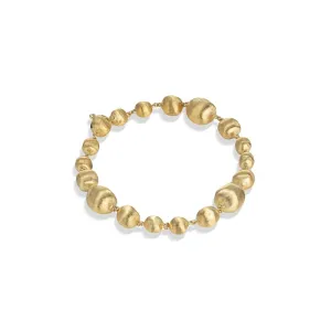 Marco Bicego 18k Yellow Gold "Africa Collection" Mixed Gold Bead Bracelet