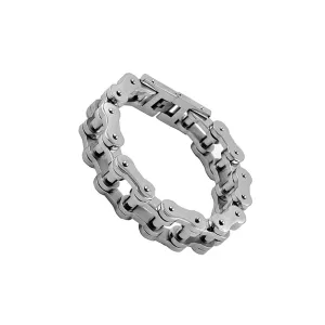 Men's Stainless Steel Biker Chain Link Bracelet