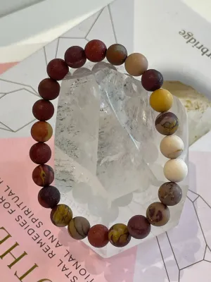 Mookaite Matte Bracelet