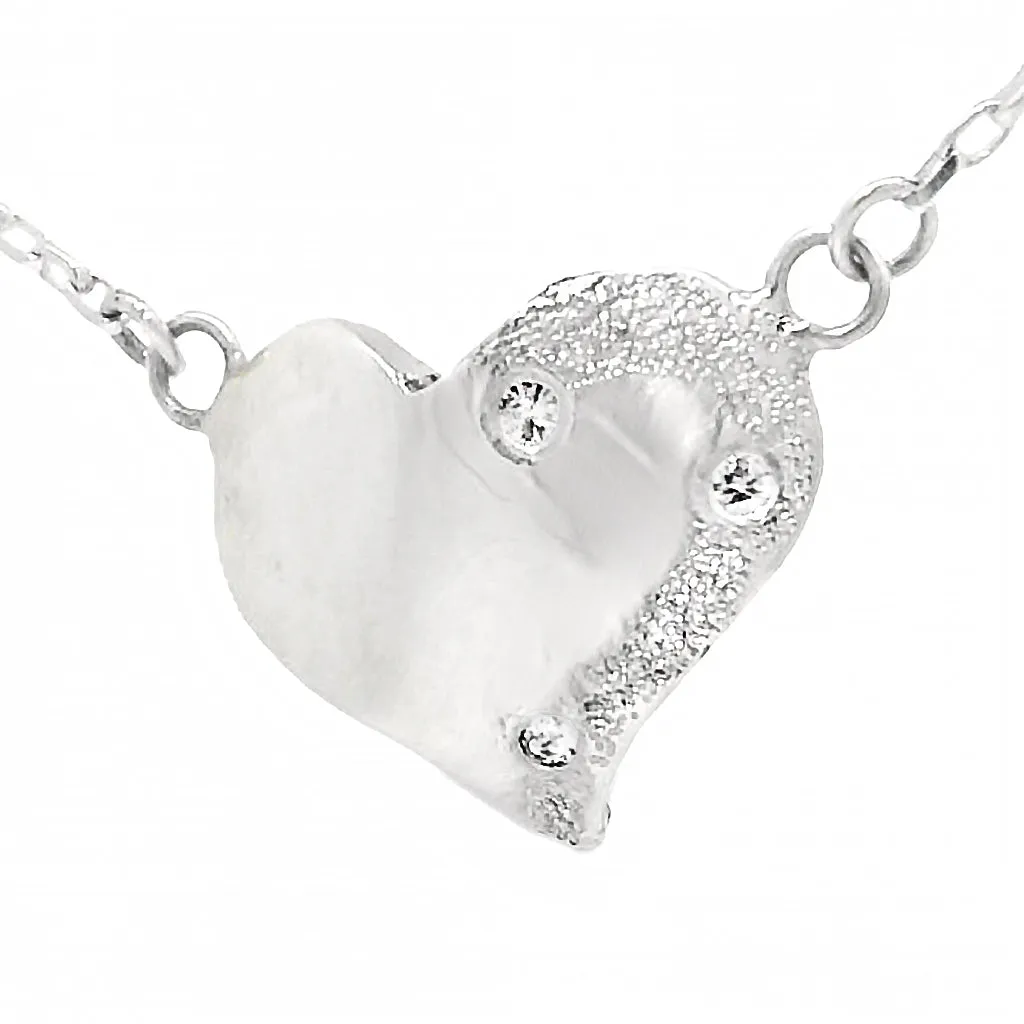 Moonlight Heart Necklace