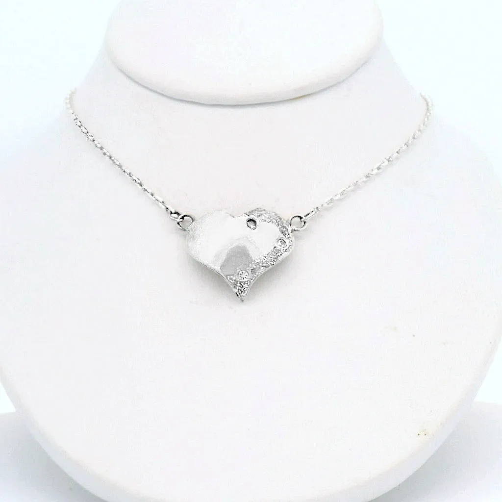 Moonlight Heart Necklace