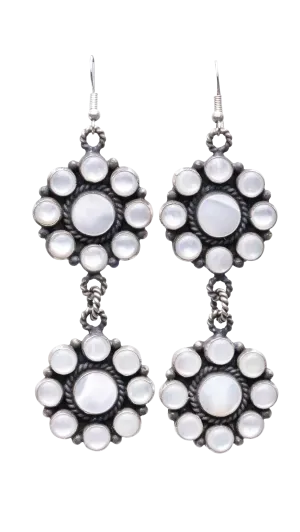 Mother of Pearl Cluster Earrings | Devin Brown