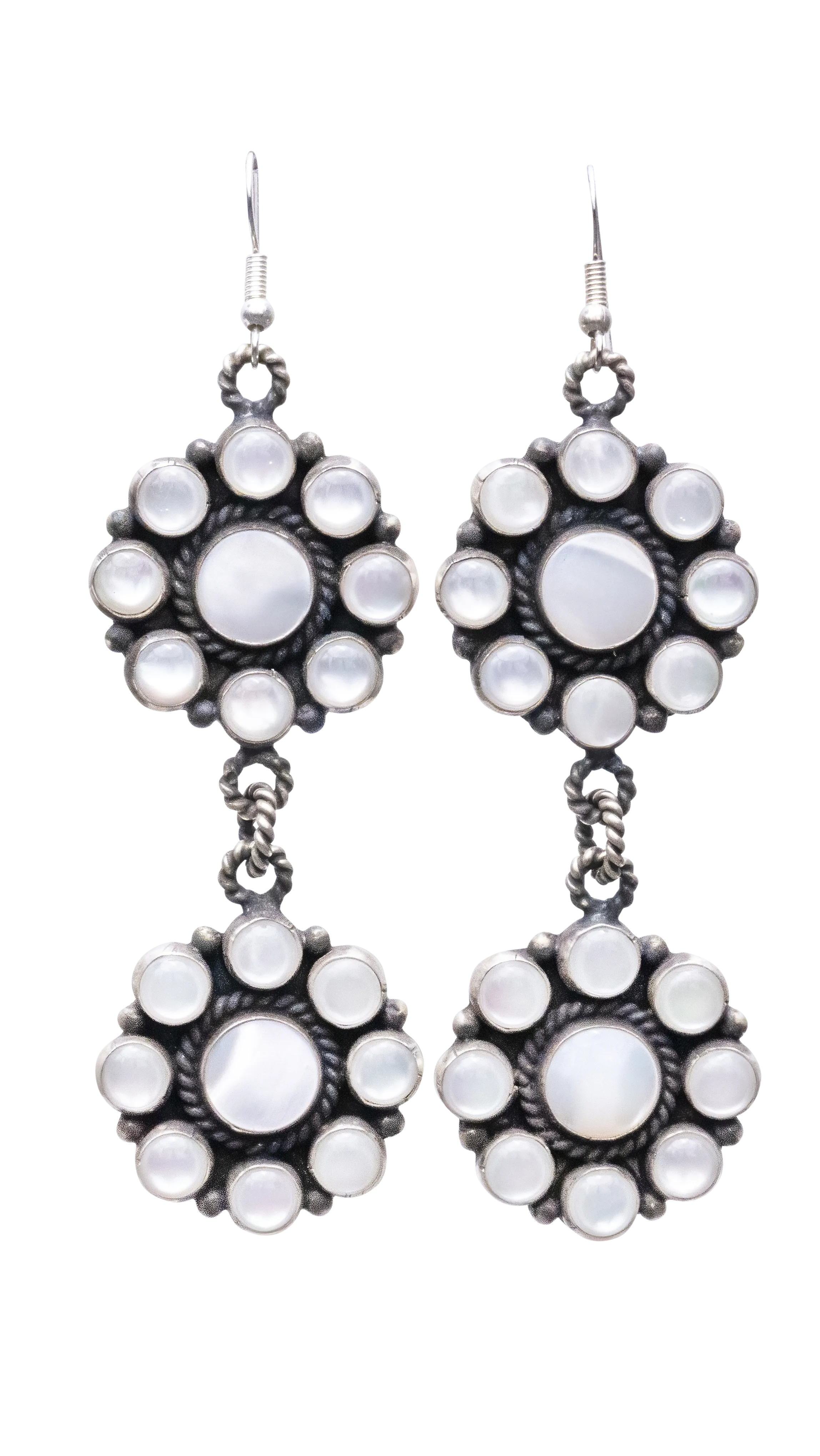 Mother of Pearl Cluster Earrings | Devin Brown