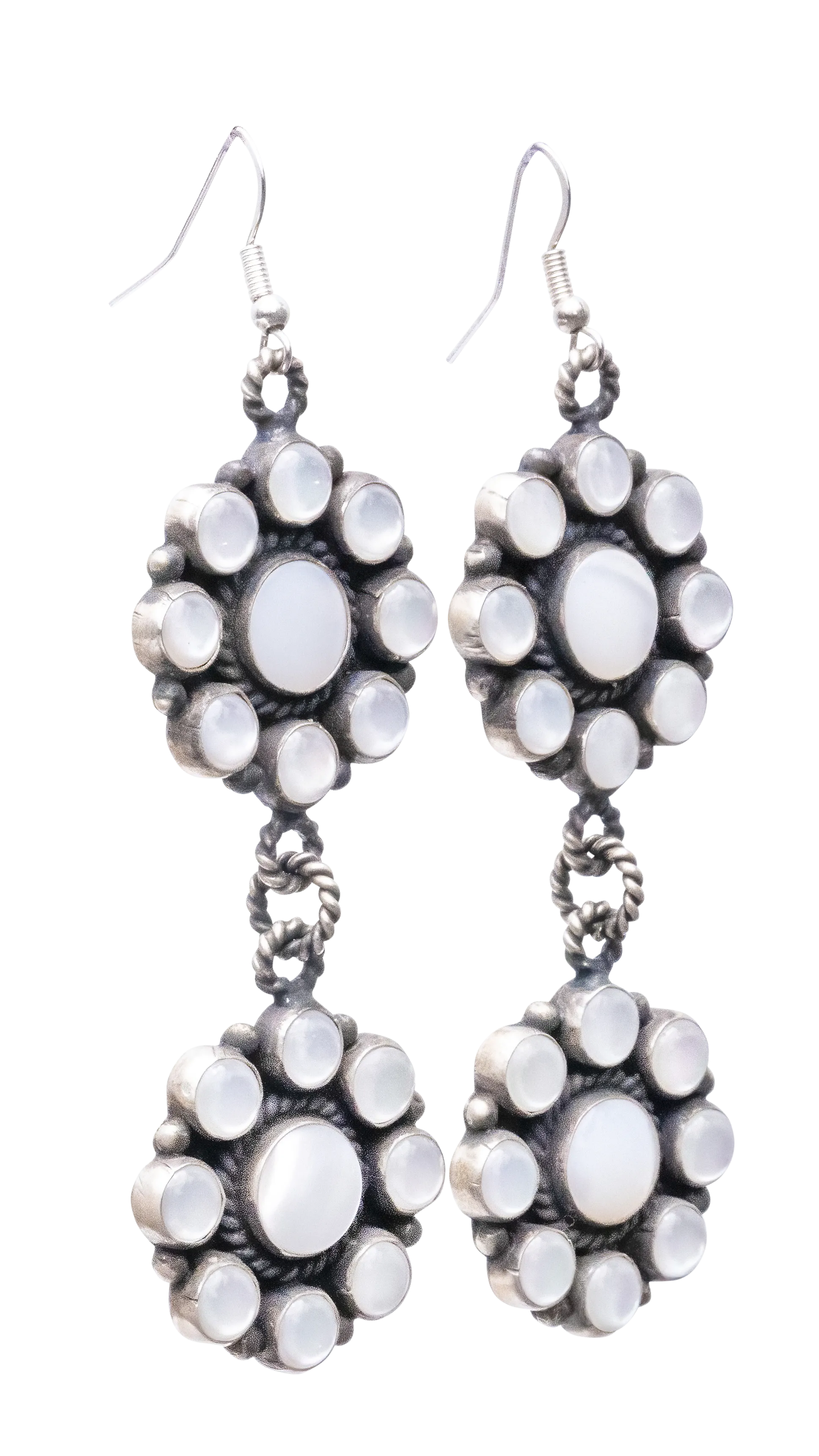 Mother of Pearl Cluster Earrings | Devin Brown