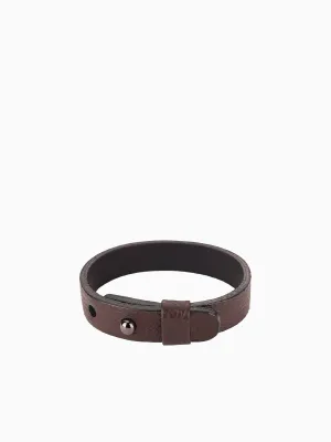 Napa Leather Bracelet Band For Men - Brown