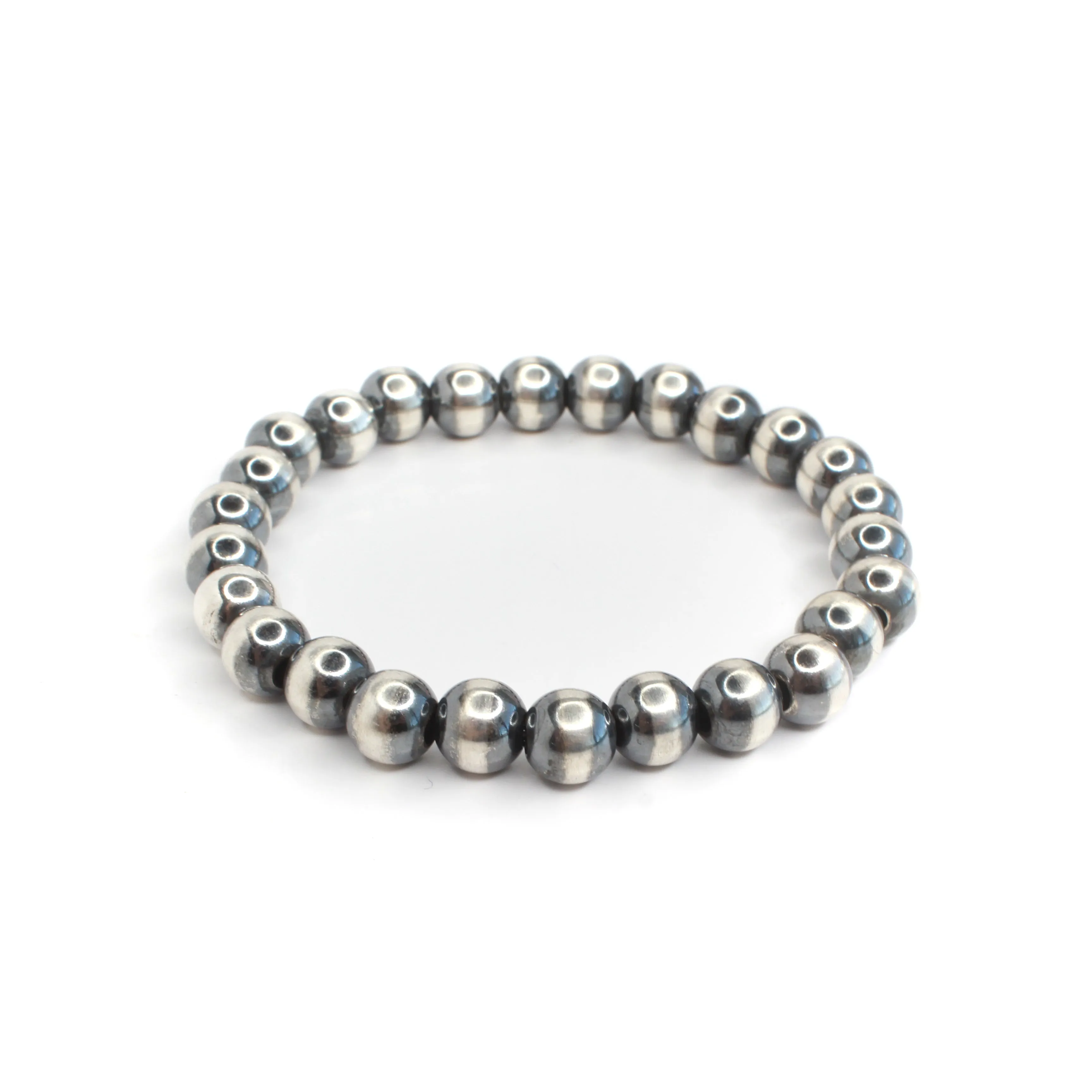 Navajo Pearl Stretch Bracelet - 8mm