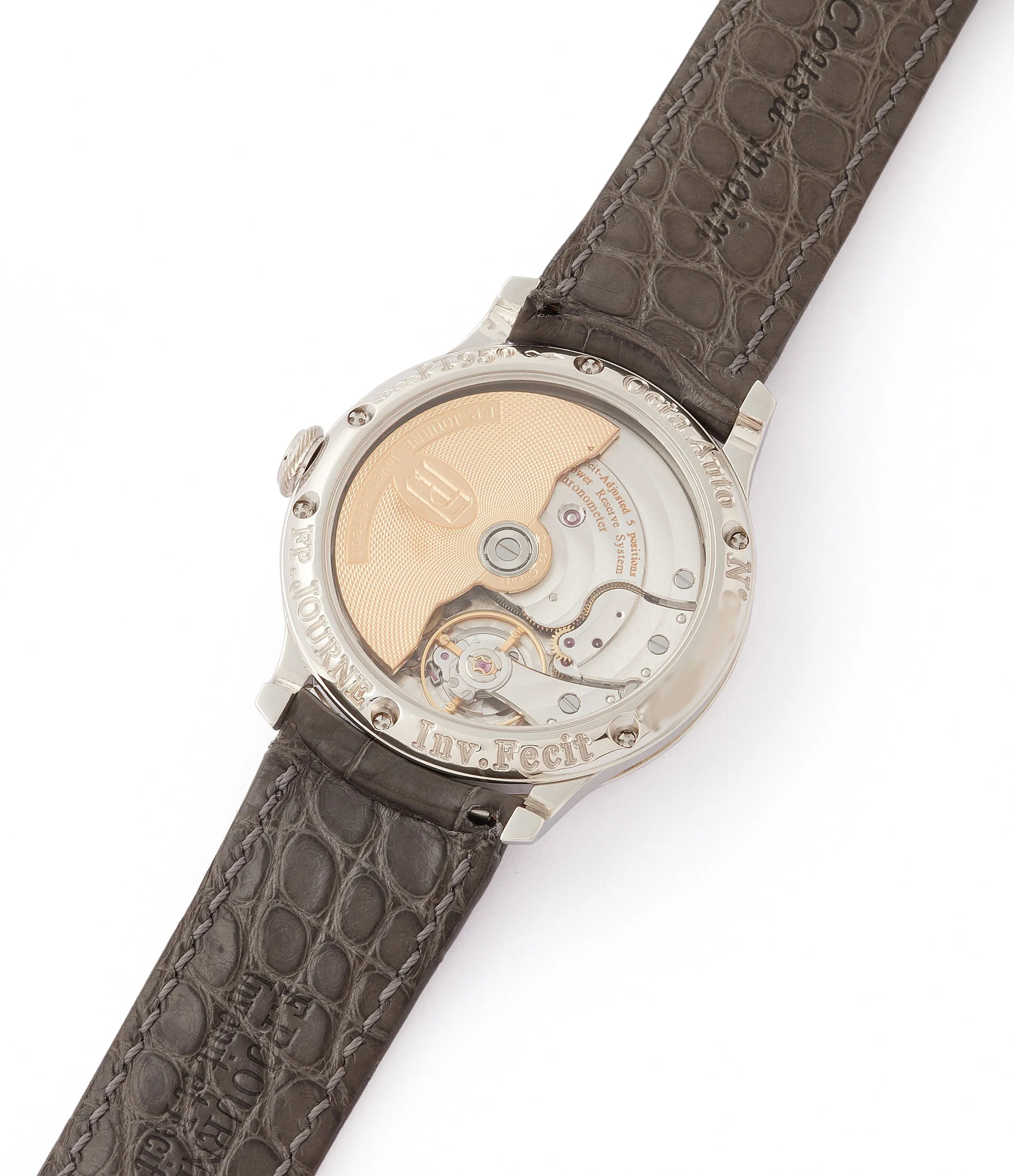 Octa Lune | Brass Movement | 38mm | Platinum