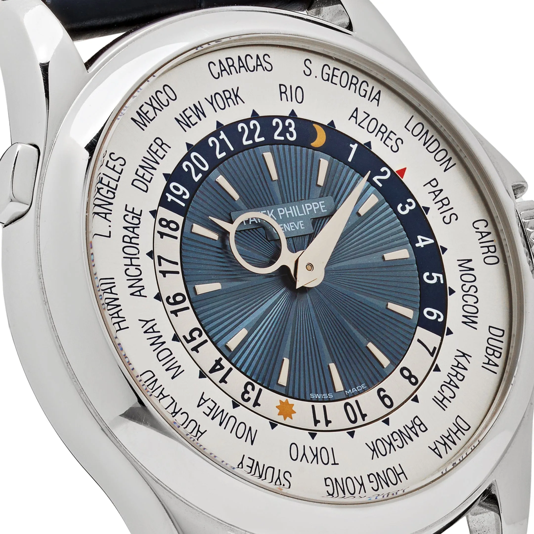 Patek Philippe Complications 5130P-001 World Time Platinum