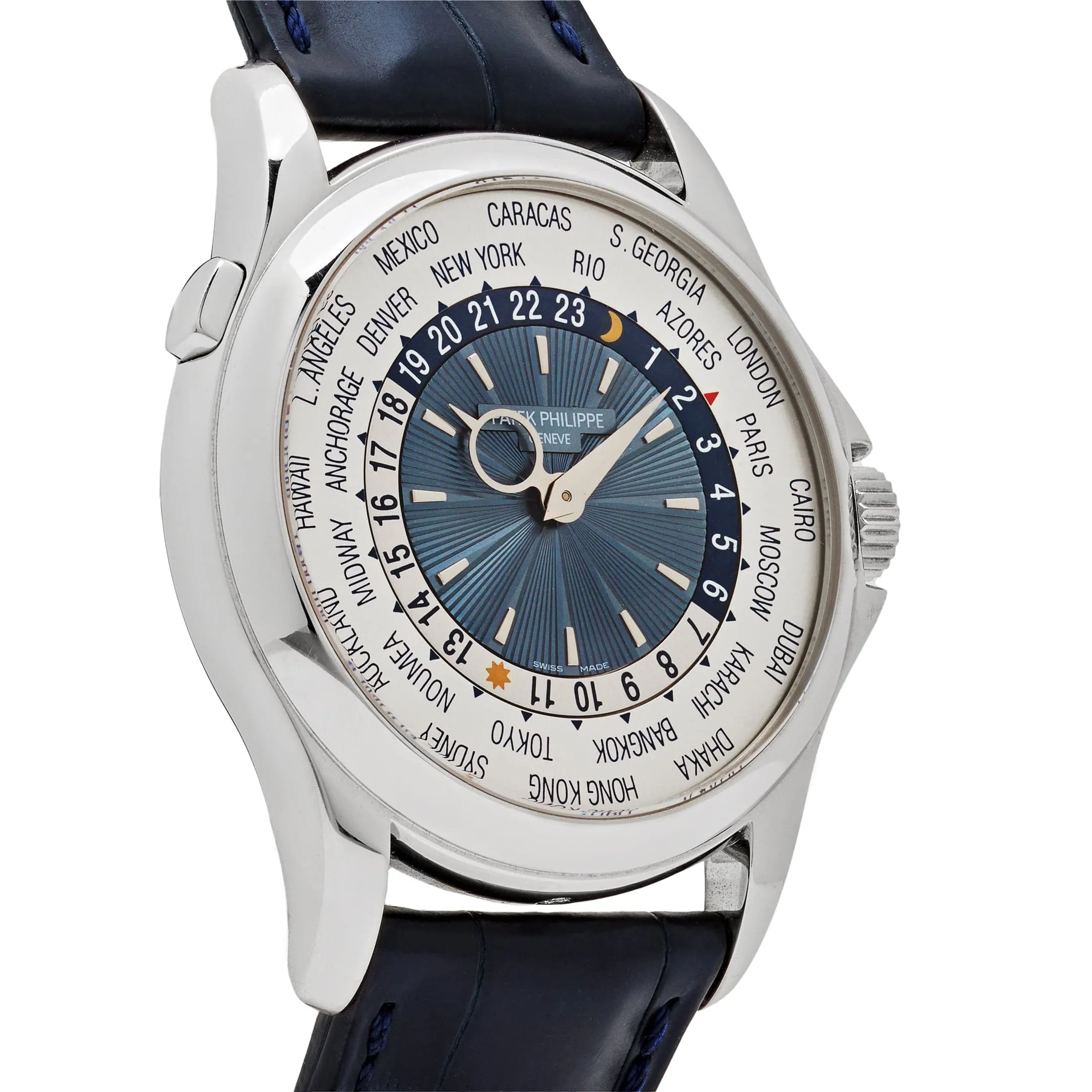 Patek Philippe Complications 5130P-001 World Time Platinum