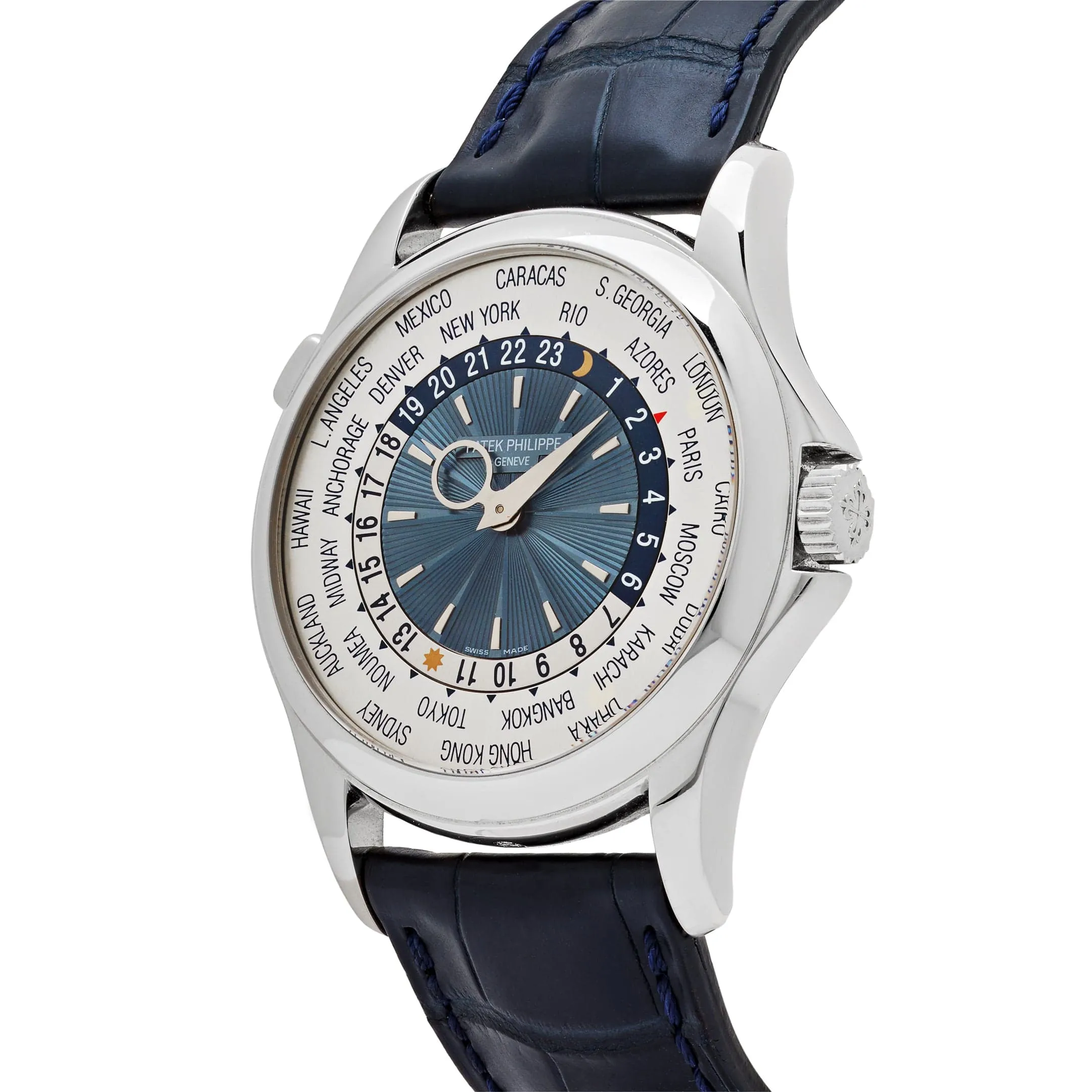 Patek Philippe Complications 5130P-001 World Time Platinum