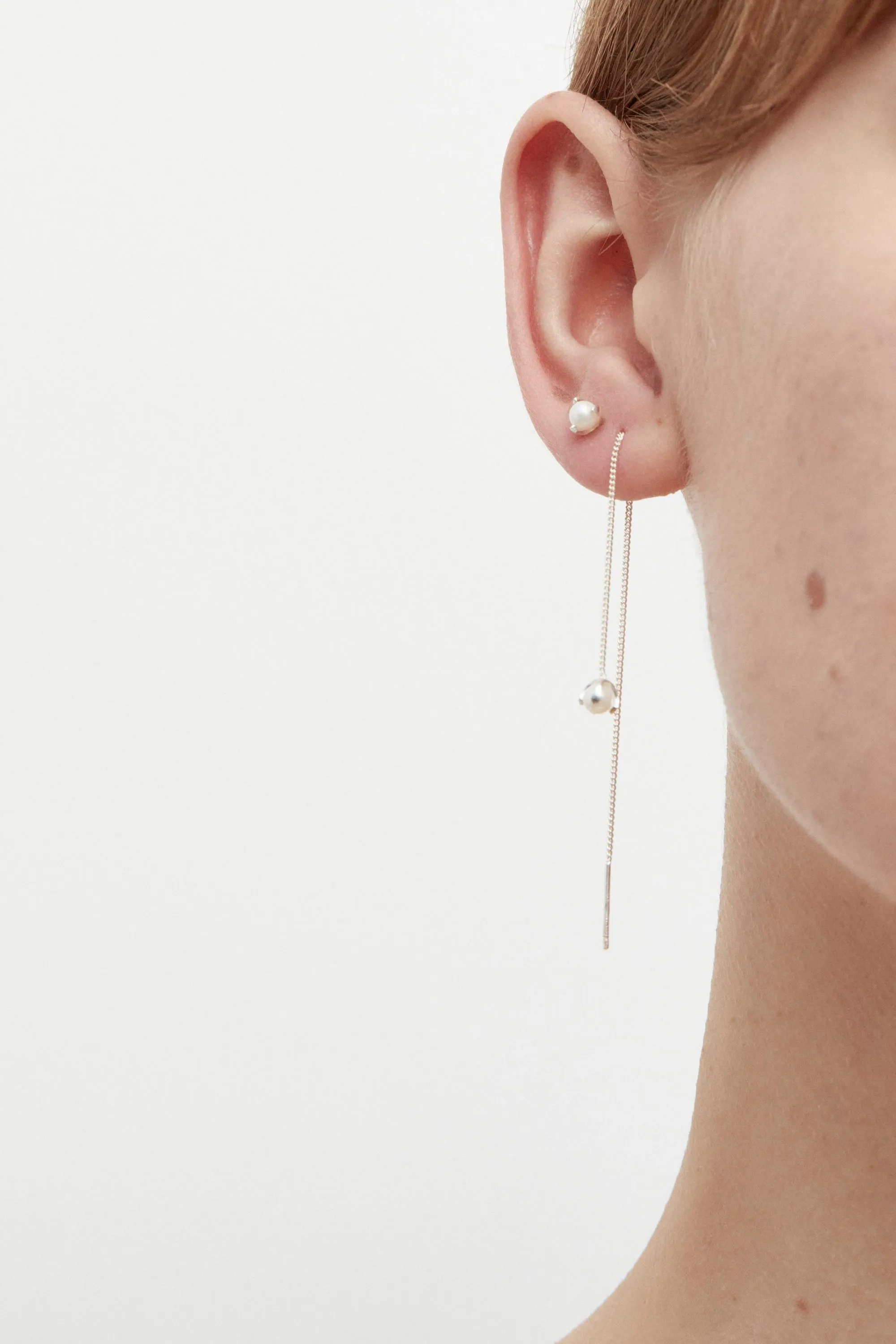 Pearled Chain Earring