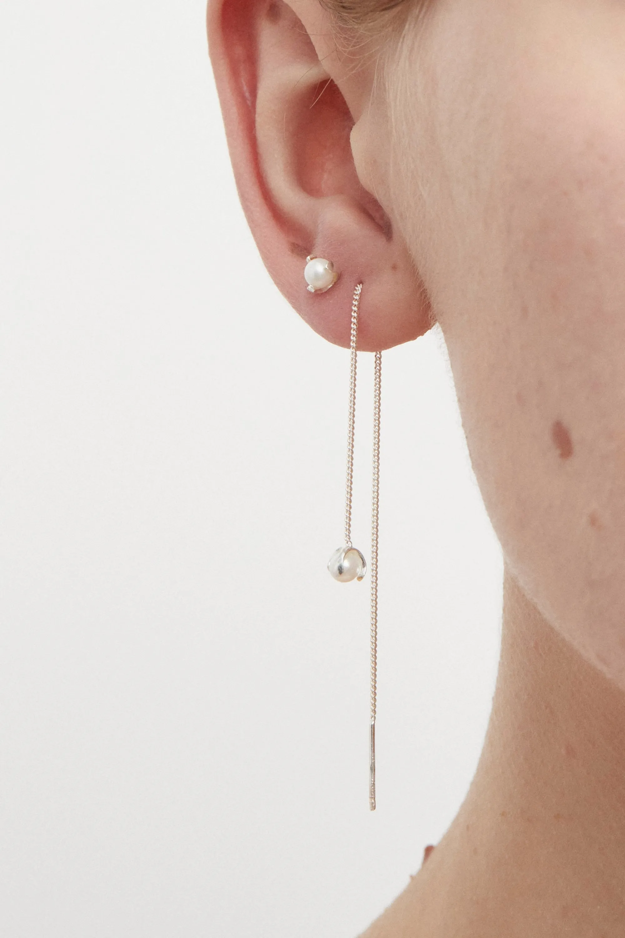 Pearled Chain Earring