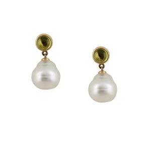 PERIDOT PEARL DROPS