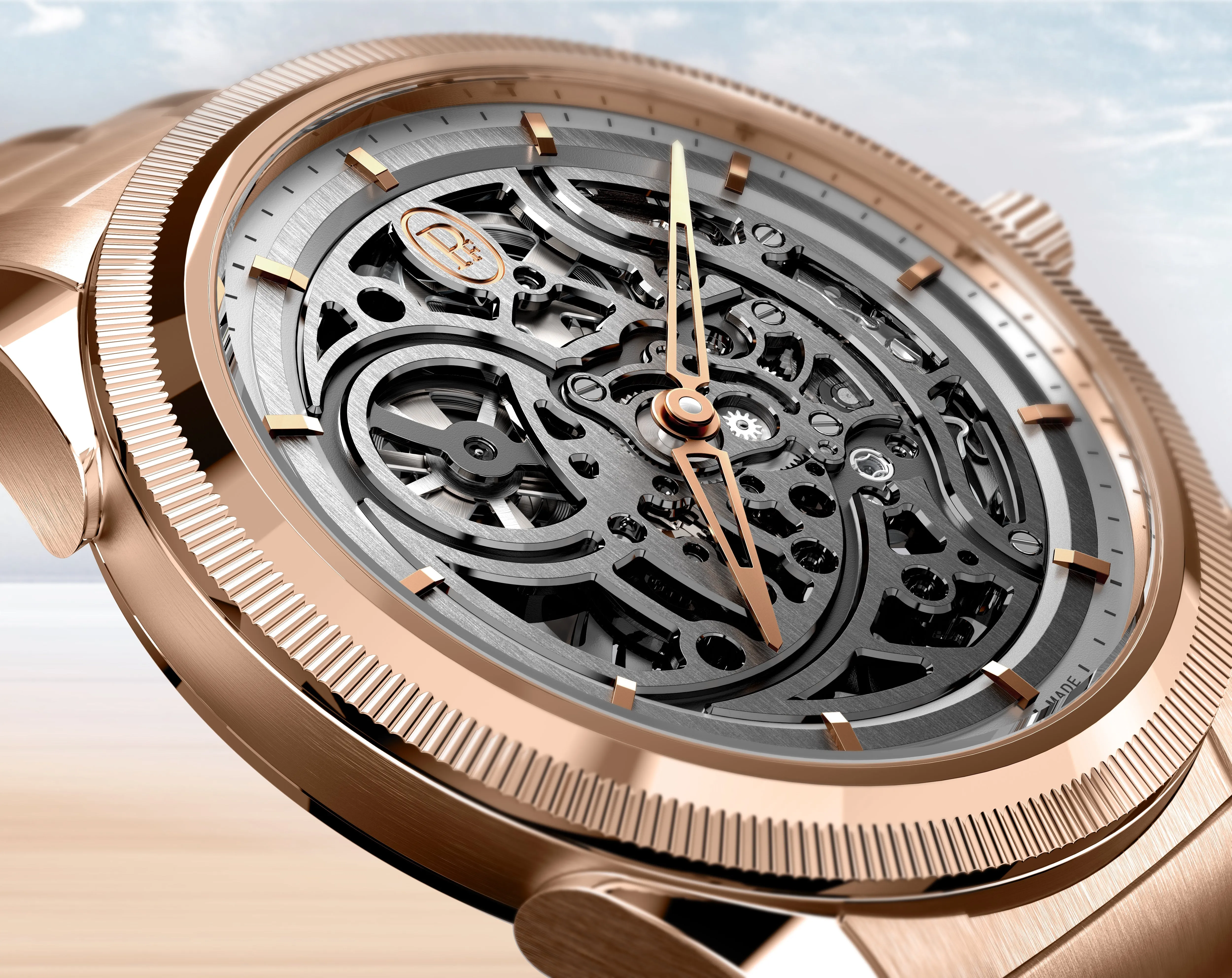 PF Watch Tonda PF Skeleton Rose Gold