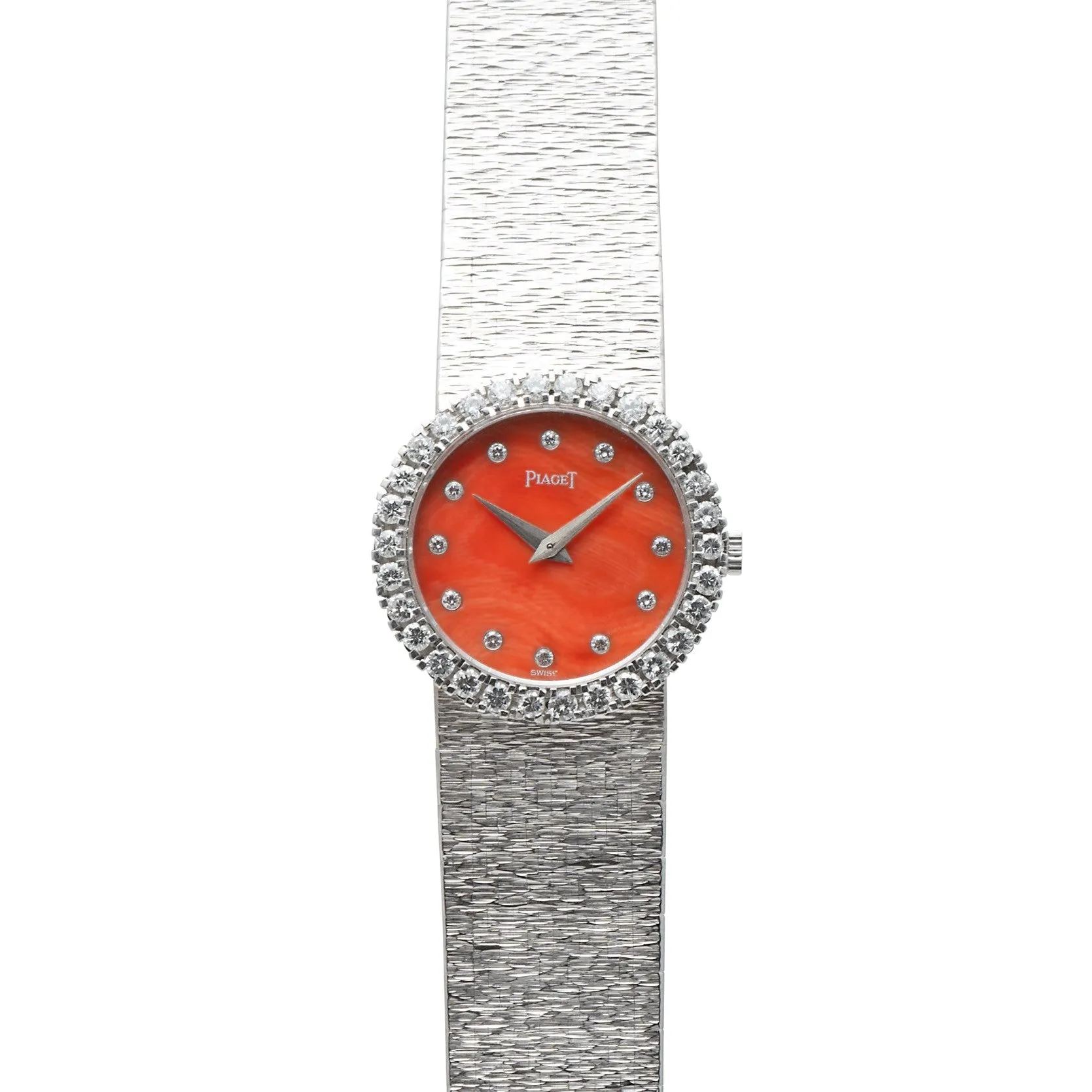 Piaget White Gold 'Coral' Dress Watch